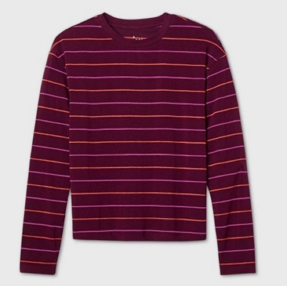 A New Day, Maroon striped shirt, Medium